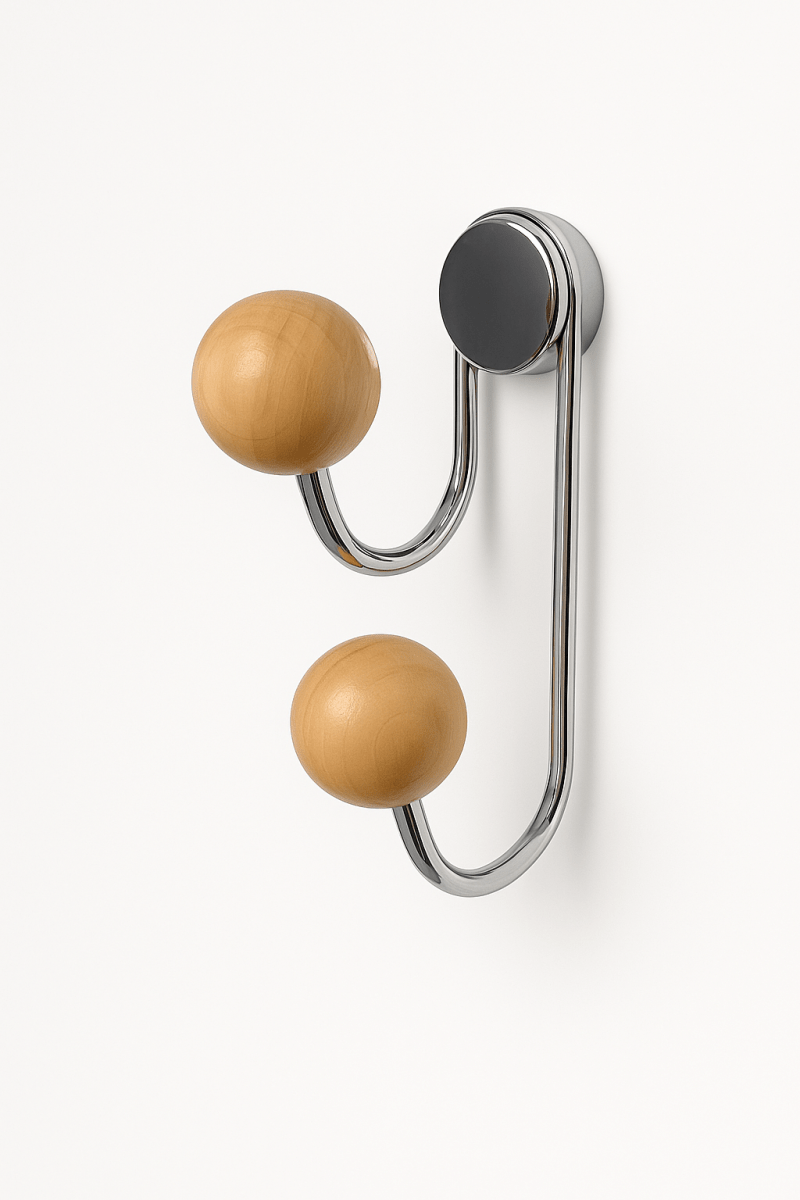 L'industrie du porte manteau Bois / Bois Patère Boule