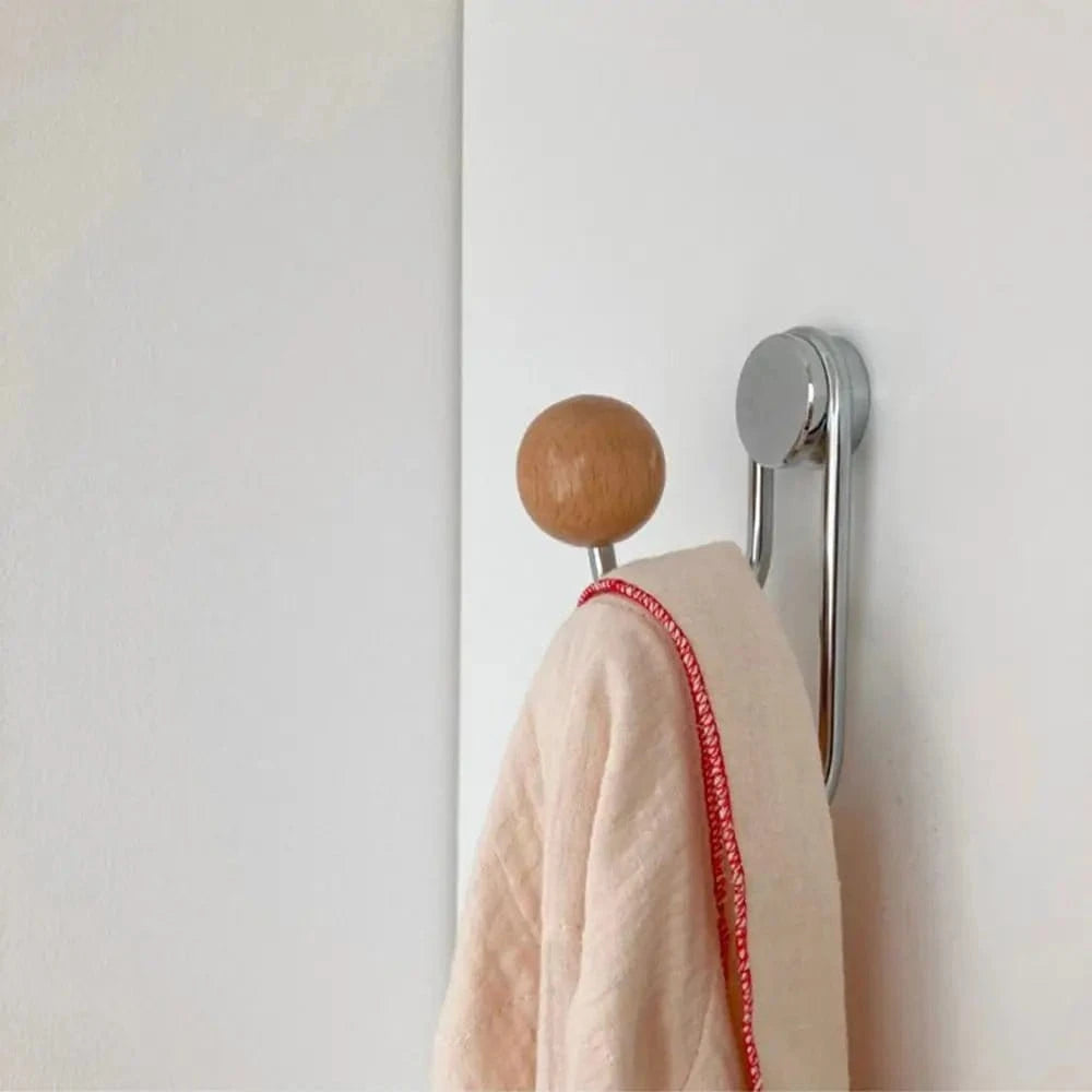 L'industrie du porte manteau Bois / Bois Patère Boule