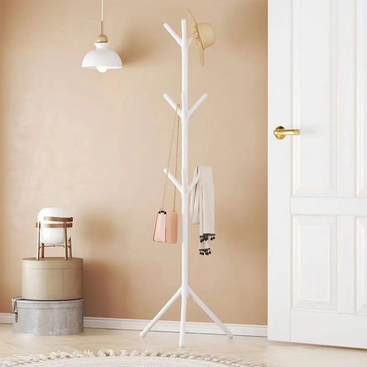 Porte Manteau Arbre Blanc - L'industrie du porte manteau