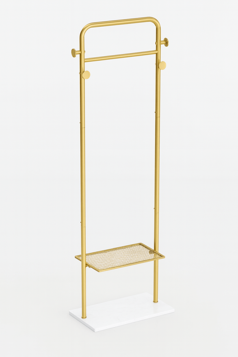 L'industrie du porte manteau Gold / GERMANY Porte Manteau Métal Doré