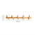 L'industrie du porte manteau 5 Hook Porte Manteau Mural Bois Design