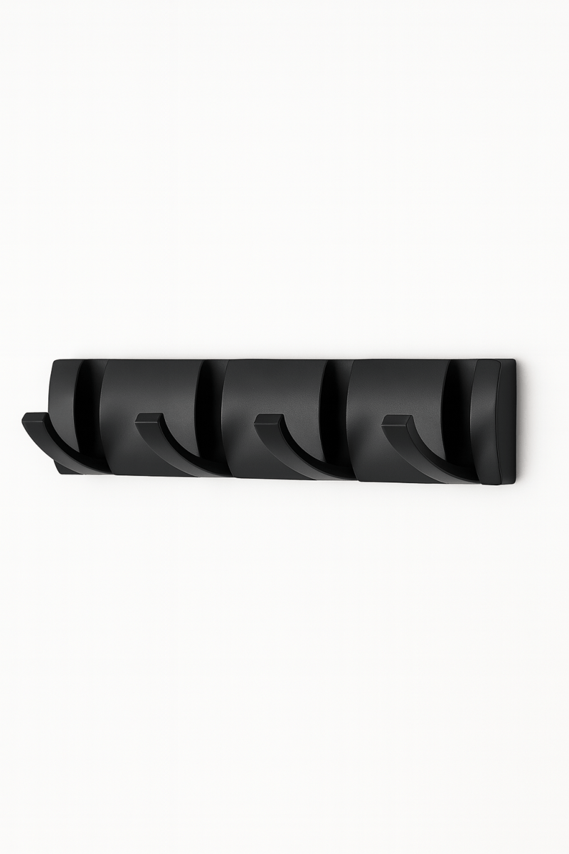 L'industrie du porte manteau Noir Porte Manteau Mural Rabattable