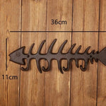 L'industrie du porte manteau Bronze Porte Manteau Poisson
