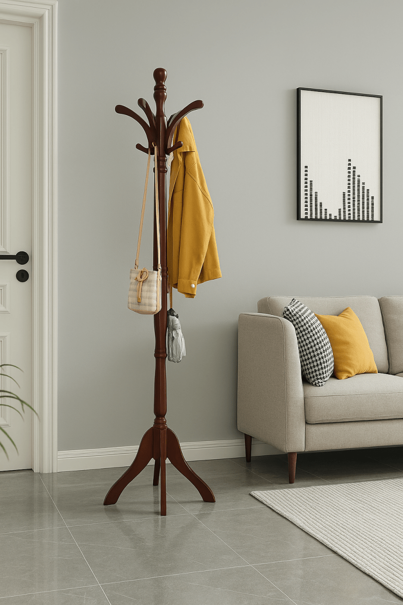L'industrie du porte manteau Bois Porte Manteau sur Pied en Bois Ancien